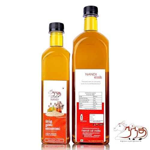 NANDI Nandi Premium Cold Pressed Thumbai Seasame Oil (thumbai nallennai) (500 ml)