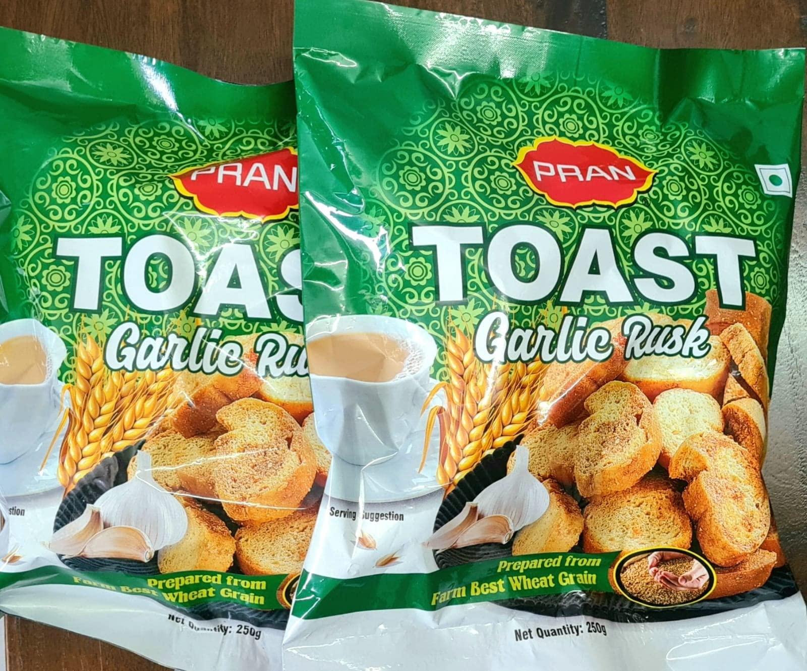 Pran Pran Toast Garlic Rusk, 200g