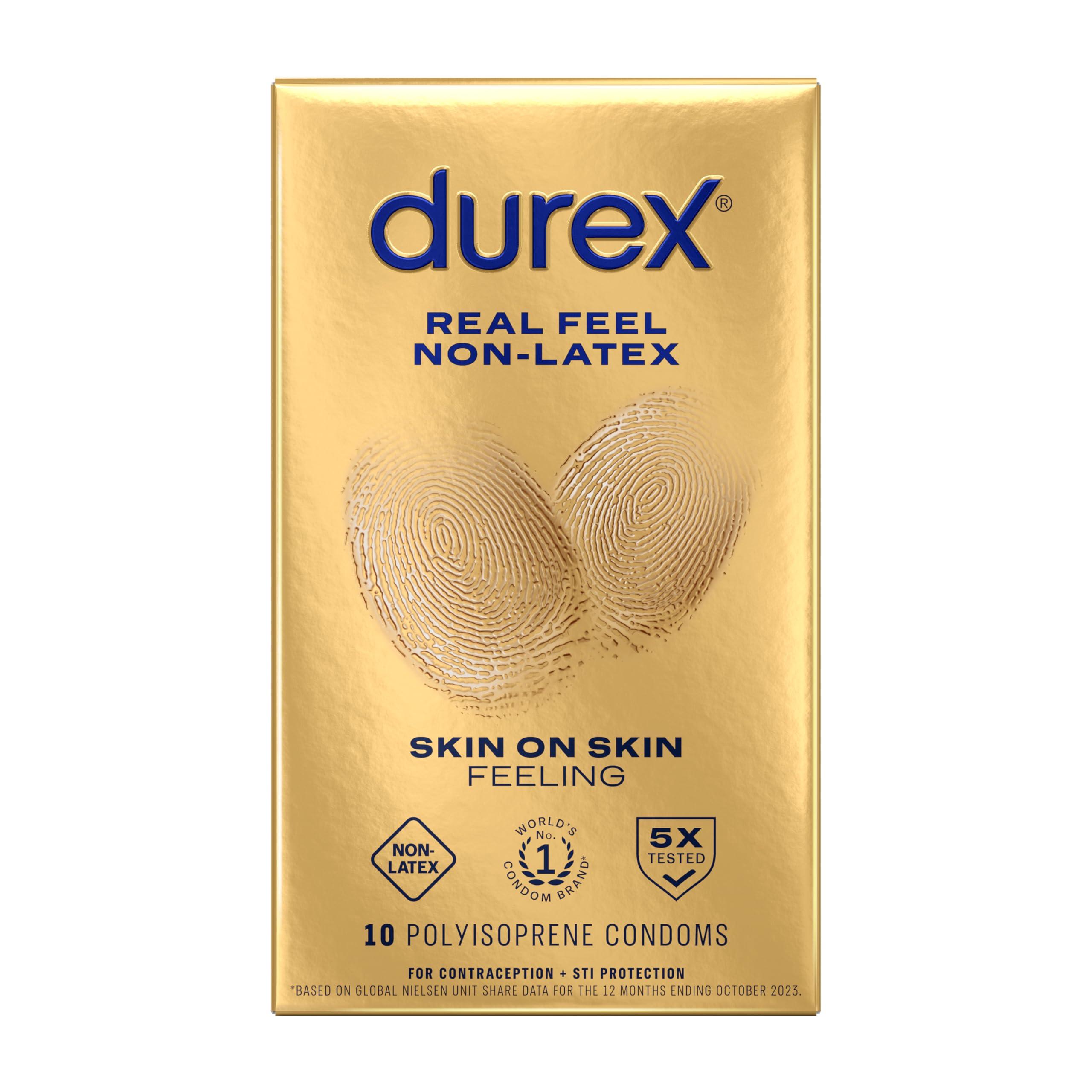 Durex Durex Real Feel Polyisoprene Non Latex Lubricated Condoms - 10\'s