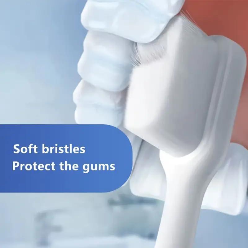 Newvent Newvent 10000 Bristle Ultra Soft Tooth Brush For Kids And Adult - 4pcs | Sensitive And Gums Cleaning Brush