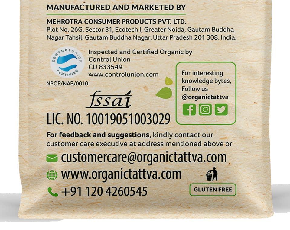 ORGANIC TATTVA Organic Tattva, Organic Gluten Free Arhar/Toor Unpolished Dal, 1 Kg