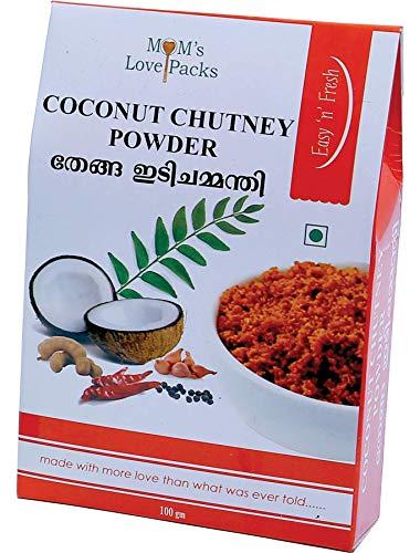 Mom's Love Packs Mom's Love Packs Vegetarian Roasted Coconut Chutney Powder 100gm - (Pack of 3)