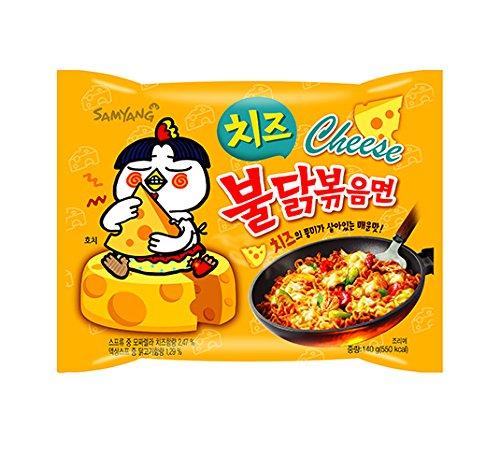 Sam Yang Sam Yang Buldak Cheese Hot Chicken Flavour Ramen Instant Korean Noodles - 130Gm X Pack Of 6 (Imported)