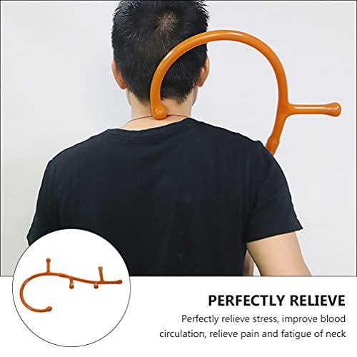 FOMIYES FOMIYES Back Hook Massager Back and Neck Massager Tool Personal Handheld Self Massage Hook Trigger Point Deep Tissue Massage Tool