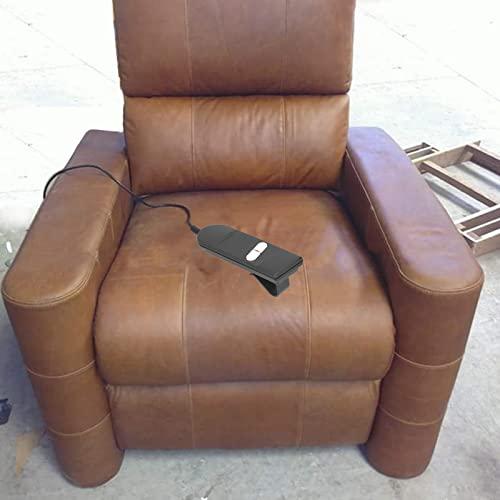 Ironctic Electric Bed Controller, Save Effort Recliner Switch Double Button 5 Pin Manual Control for Living Room for Bedroom for Office