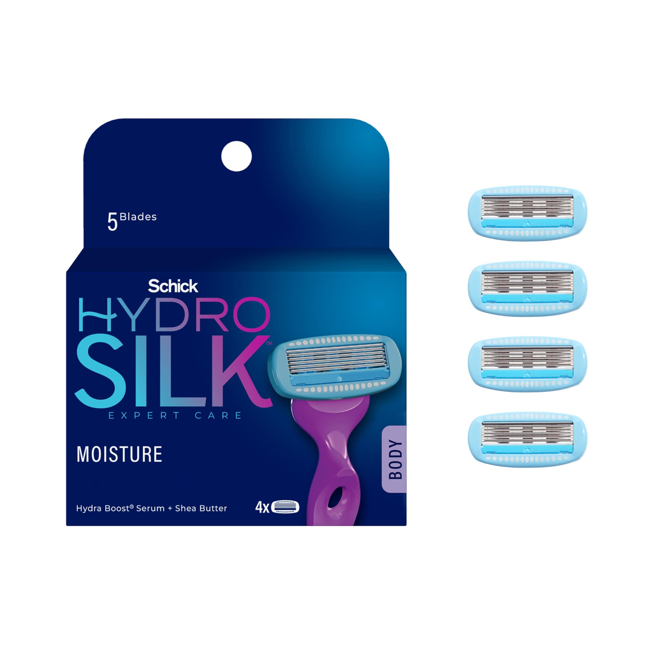 SCHICK HYDRO SILK Schick Hydro Silk for Women Refill Blades, 4 Count