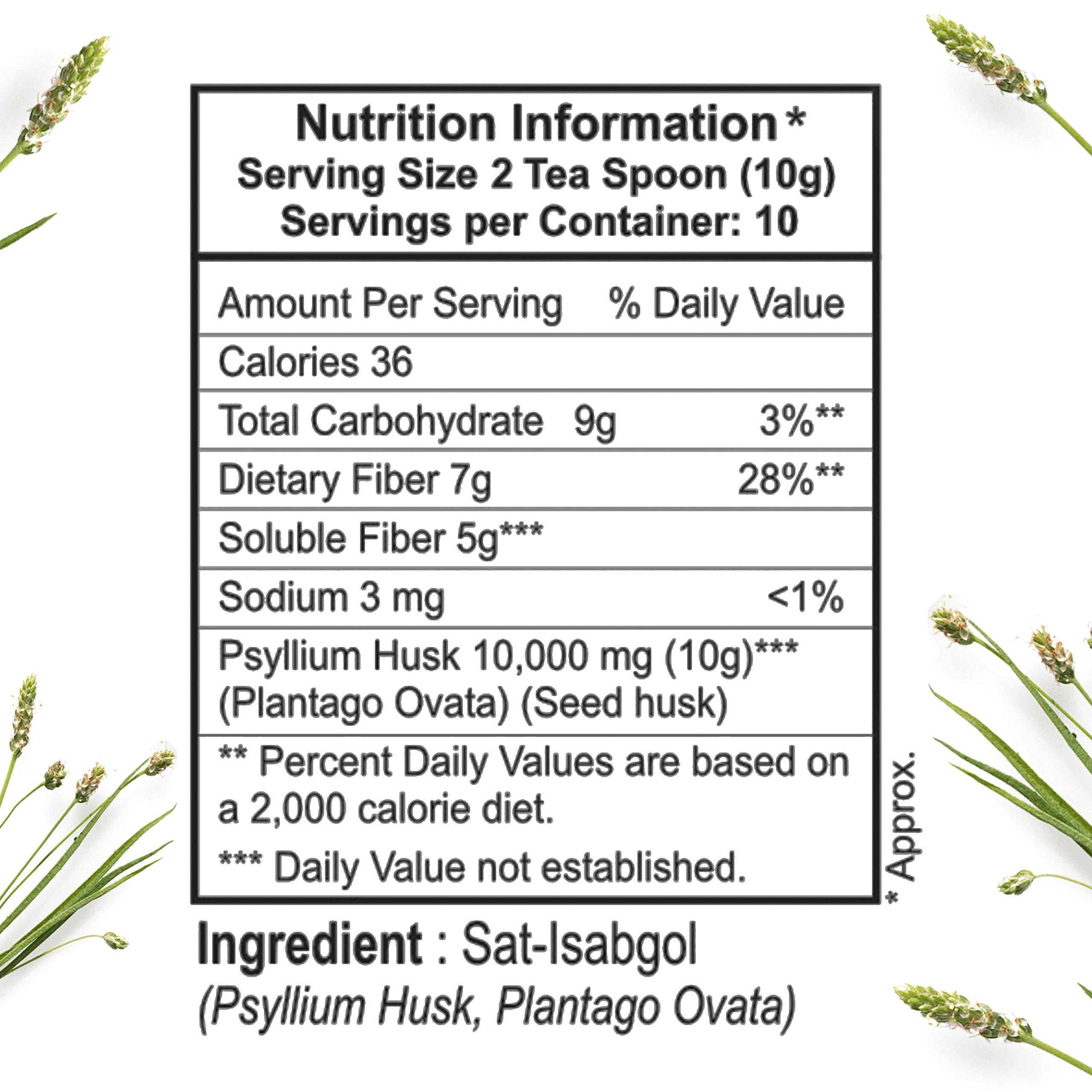 SATNAM SATNAM Sat-Isabgol Psyllium Husk 100g Bottle