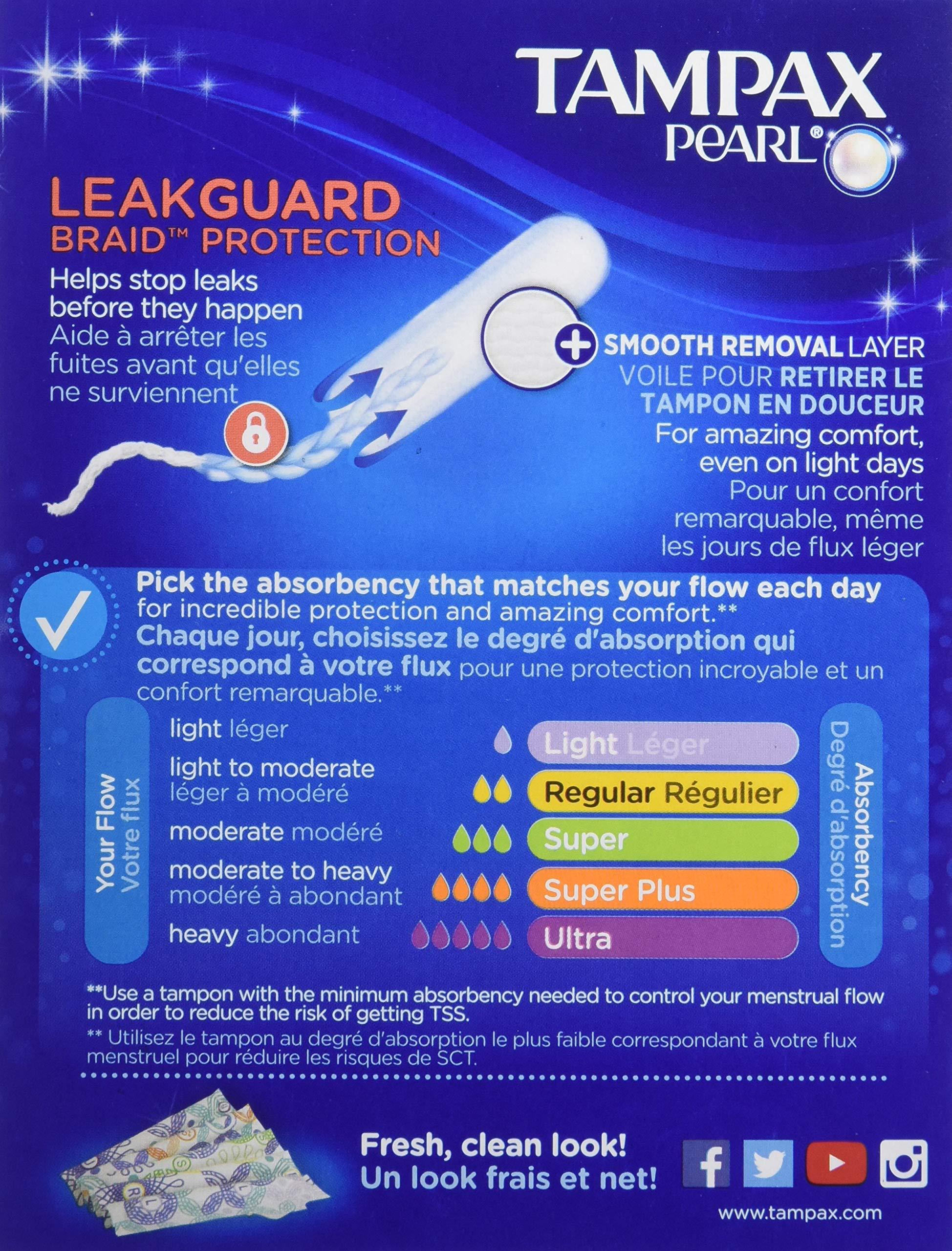 Tampax Tampax Pearl Tampons, Fresh Scent - Regular - 18 ct