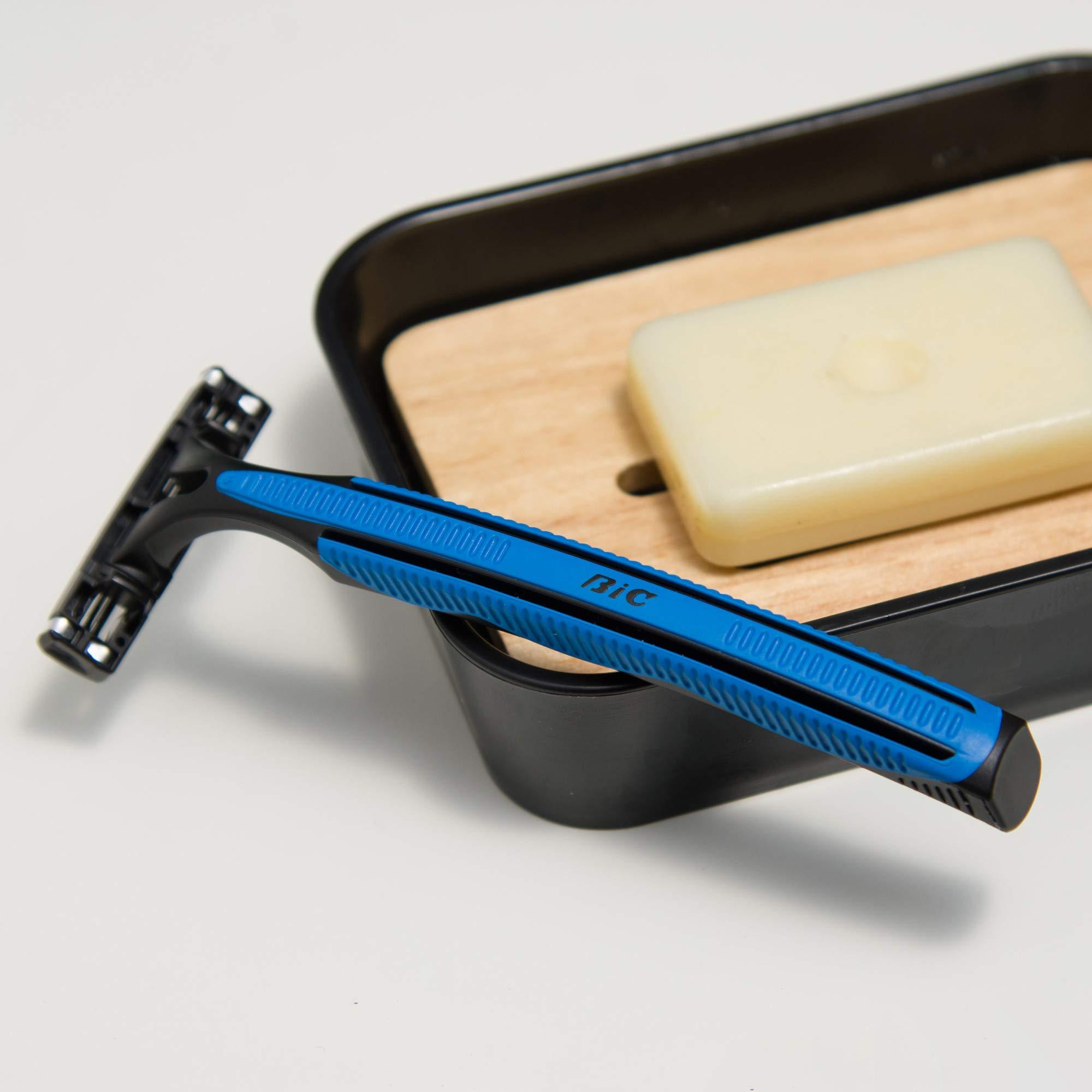 BIC BIC Sensitive 2 Men's Disposable Razor, Two Blade Men's Razor, For a Soothing and Comfortable Shave, Blue Razors, 20 Count