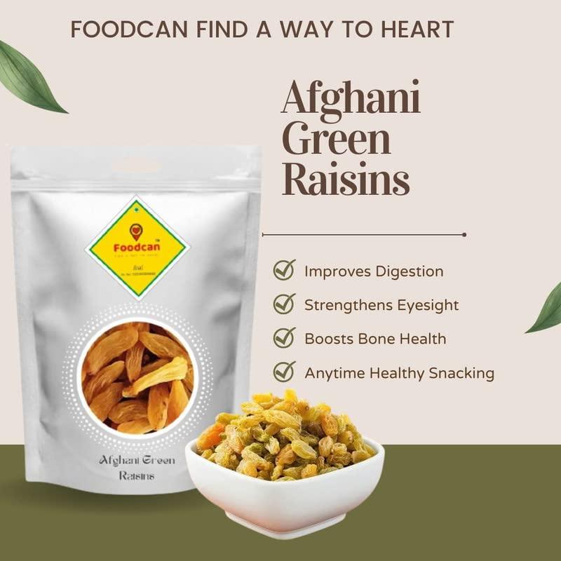 Foodcan ; FIND A WAY TO HEART Foodcan Dry Fruits Combo Pack | Cashew 250 Gms + Green Raisins 250 Gms + Dried Figs 250 Gms | 750 Gms
