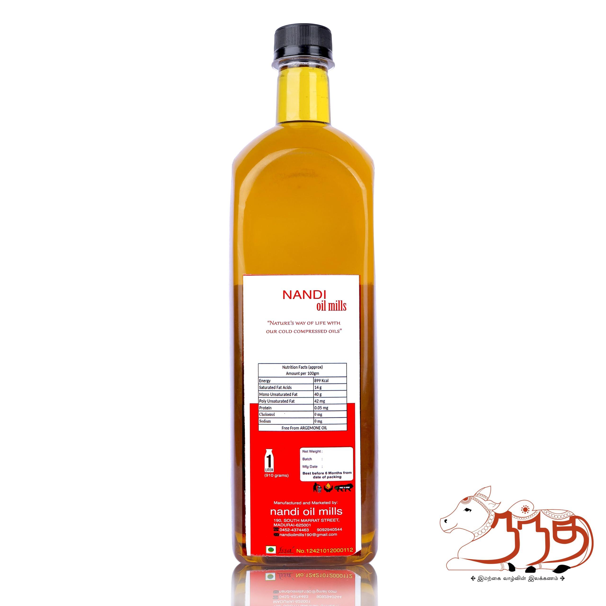 NANDI Nandi Premium Cold Pressed Thumbai Seasame Oil (thumbai nallennai) (500 ml)