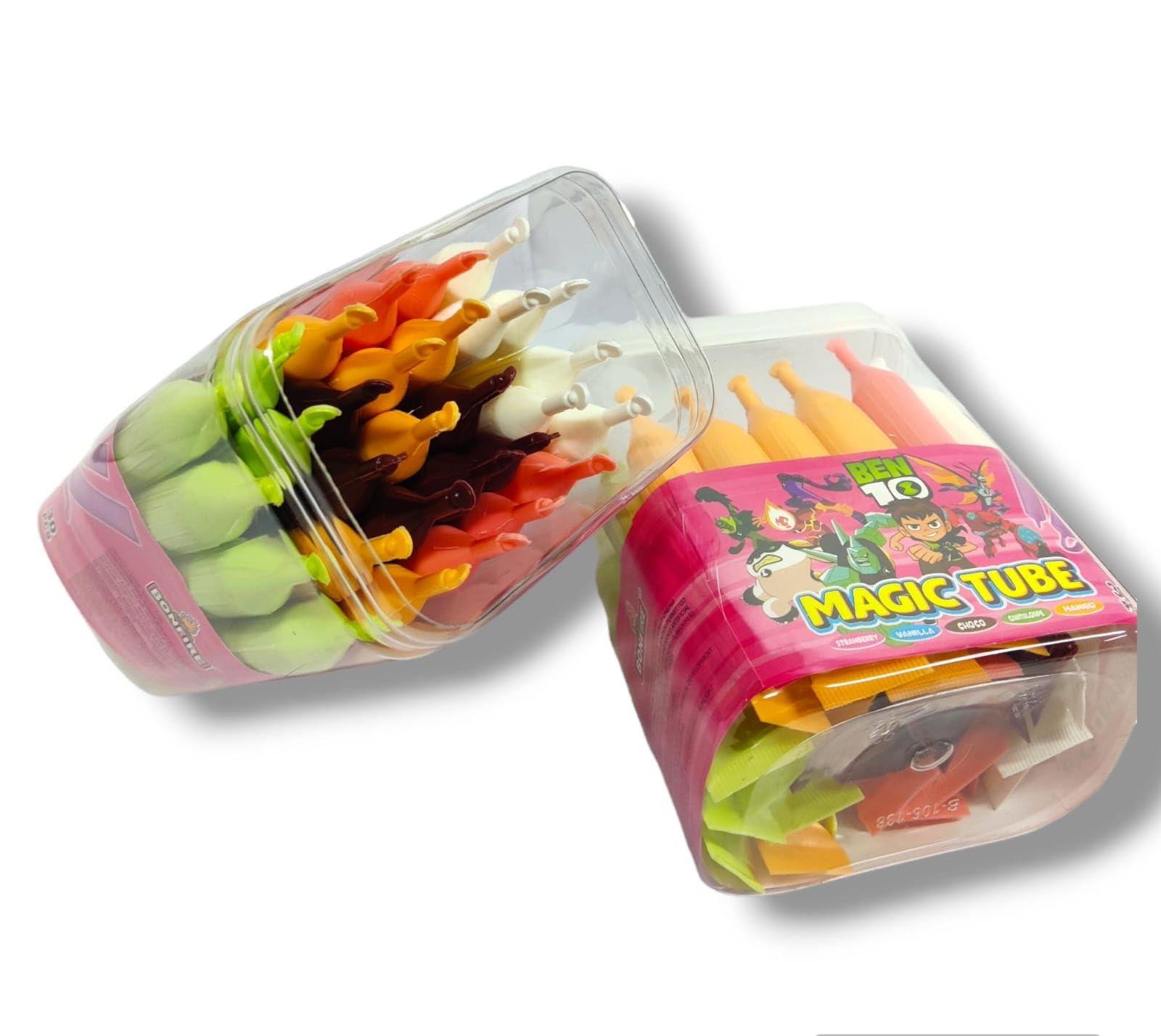 KIDINYOU KIDINYOU Liquid Candy Magic Tube | 4 Flavors | Mix Flavors (30 Pcs, Pack of 1)