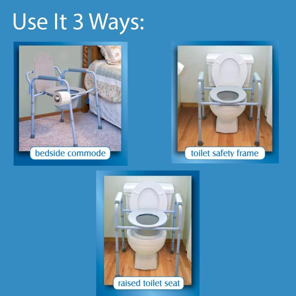 FLIPOP FLIPOP Portable Indian Toilet to Western Convertor | Toilet stool | Toilet Commode for patients | Indian Commode chair | Portable Toilet Seat for Adult, Handicap People (HEIGHT ADJUSTABLE)