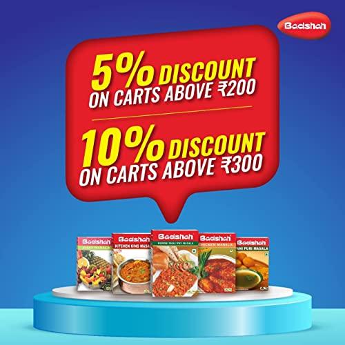 Badshah Badshah Kitchen King Masala Powder - 400 Gram (200g x 2 Pack) / Blended Spice Mix / for Healthy Delicious & Flavourful Cooking / Easy to Cook / Powder Hygienically Packed / No Preservatives