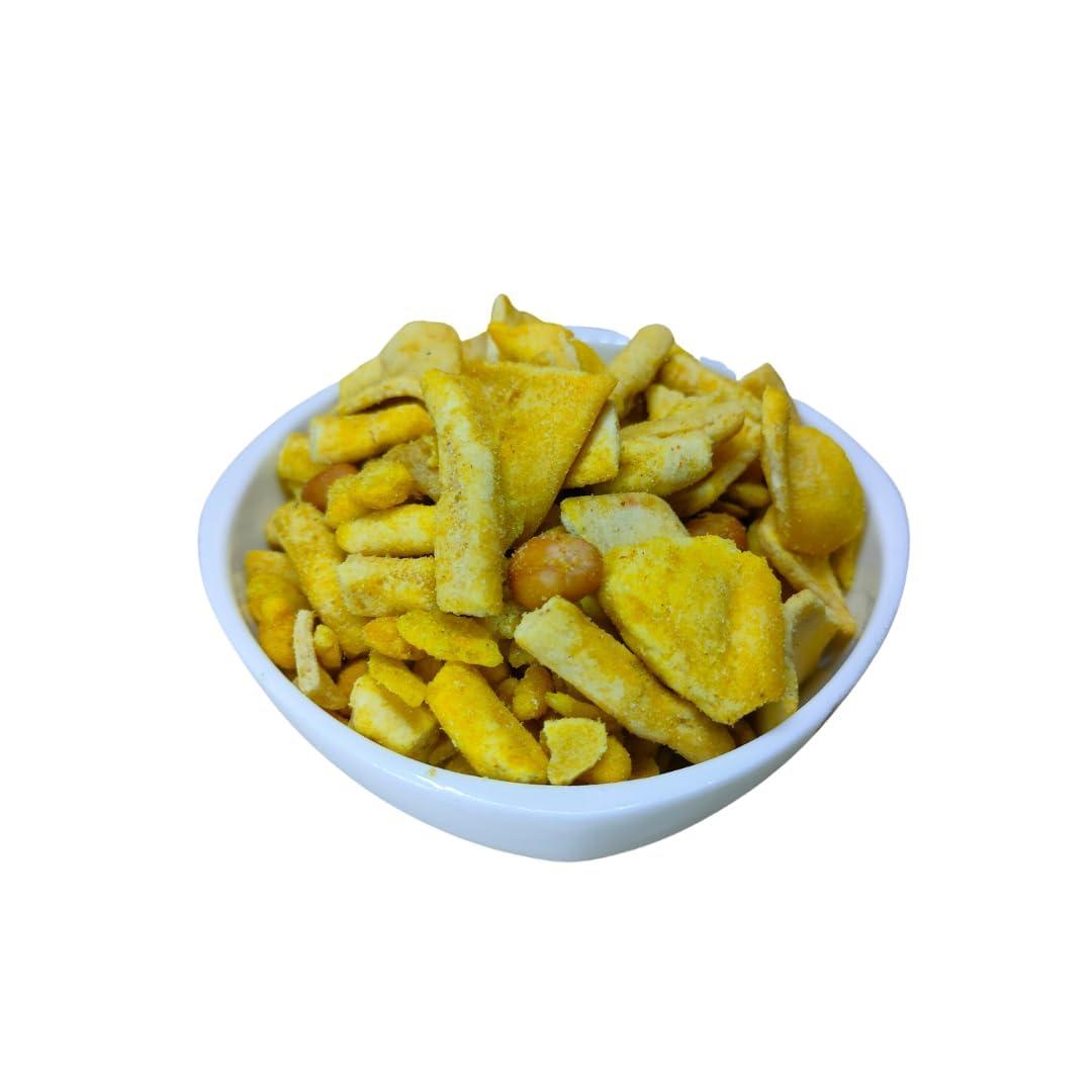 KUNDAN NAMKEEN KUNDAN NAMKEEN Khatta Meetha Mixture Chiwda Sweet and Sour Mixture Indian Snacks Tea Time Snacks Namkeen Pack of 4, 400 Gram Each