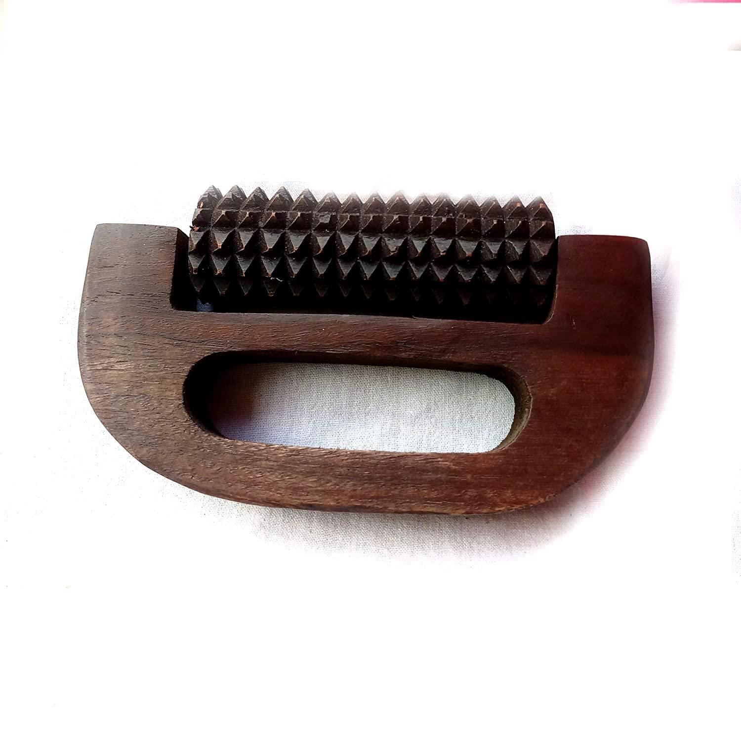 Antlantic Wood Store Antlantic Wood Store Wood Acupressure Roller D Massager/Hands massager/ Spine acupuncture massager roller /Wooden Roller Massager || wooden handheld foot roller