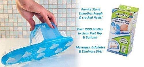 ULX ULX Shower Slipper Easy Foot Cleaner Bath Foot Brush Foot Cleaning Brush Chappal Slipper For Bathroom Easy and Safe Foot Washer and Massager For Men and Women