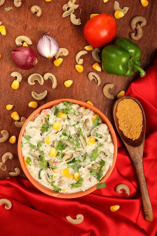 Immunit Immunit No Maida Jowar (Sorghum Millet) Pasta | Vegan, Not Fried, No MSG, No Preservatives | 180 Grams