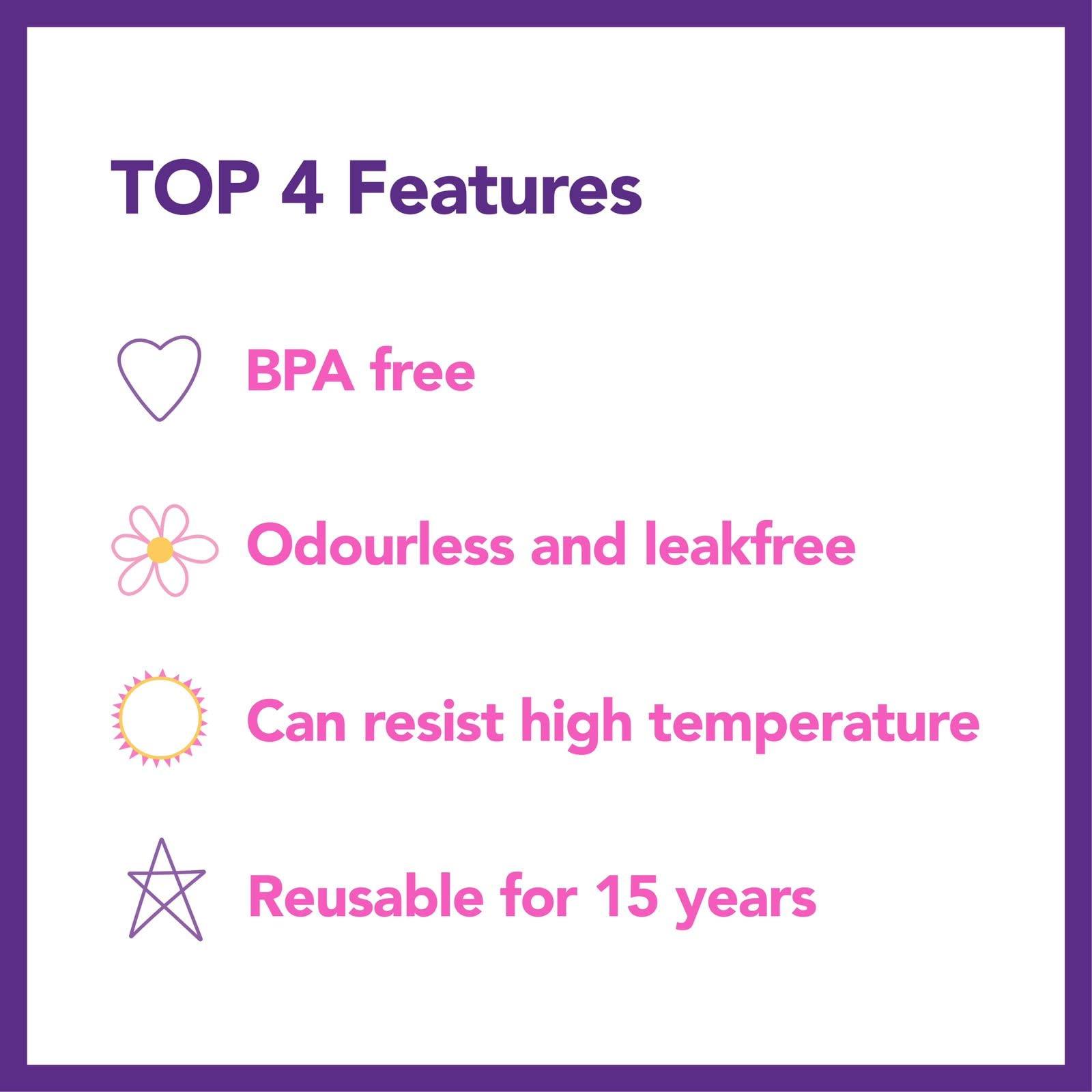 Safecup Safecup Menstrual Cup Microwave Sterilizer|Collapsible Cup|Last For 10 Years|5 Colours Choice|Clean Your Cup Easily (Sunny Yellow),1 Count