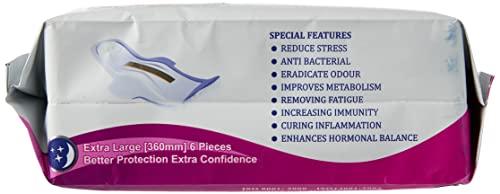 Bhuvika Smart Sanitary Napkins Bhuvika Smart Sanitary Napkins 360MM Size (XXXL) with 6 Pads (5)