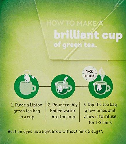 Lipton Lipton Lemon Zest Green Tea Bags, (25 Pieces)