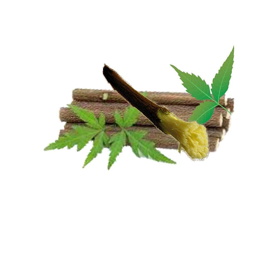 Arvind Arvind Ayurvedic Organic Natural Neem Chew Sticks Datun, Toothbrush for Brushing Teeth, Remove Bad Breath & Gems, Relieve Tooth Ache for Adult - 12cm Each Stick , 50pcs