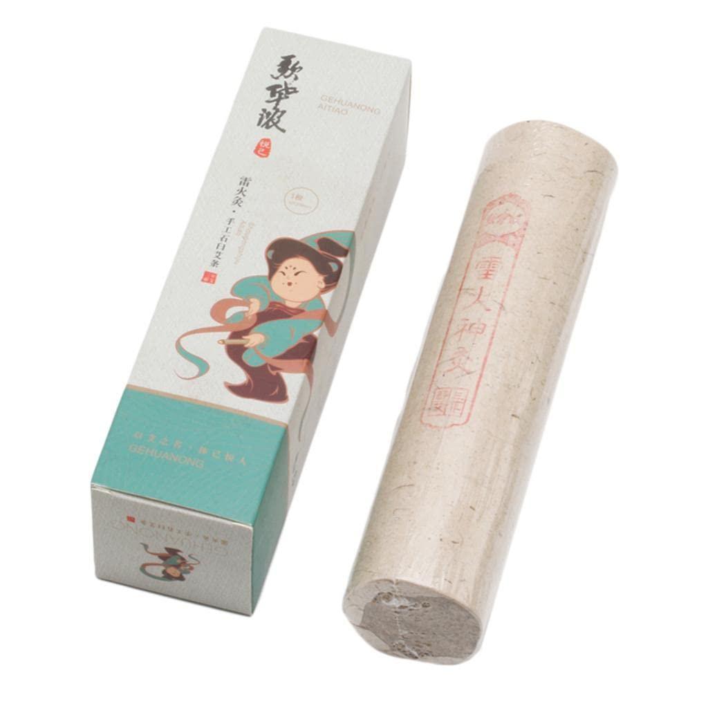 LOOM TREE LOOM TREE 1 Pcs 5Cm Pure Moxa Roll Sticks Old Moxa Rolls For Moxibustion Acupuncture