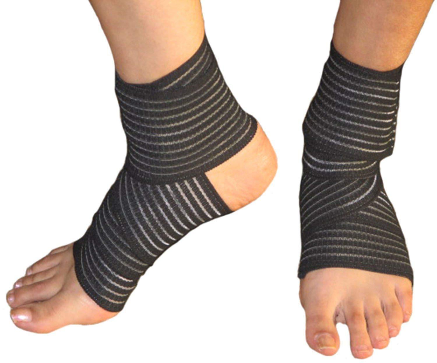 TIMA TIMA Elastic Knee Compression Bandage Wraps  Knee Support Straps for Legs, Thighs, Hamstrings Ankle & Elbow Joints Reduce Swelling, Lymphatic Relief & Knee Replacement Surgery Elastic Bandage