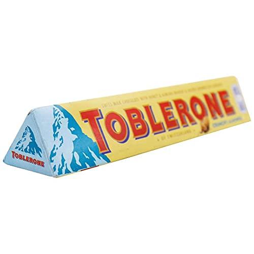 Toblerone Toblerone of Switzerland Swiss Milk Chocolate with Crunchy Almonds, 12 Pack Pouch, 12 x 100 g
