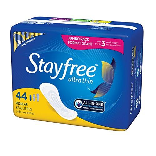 Stayfree Stayfree Ultra Thin Pads for Women Regular - 44 Count