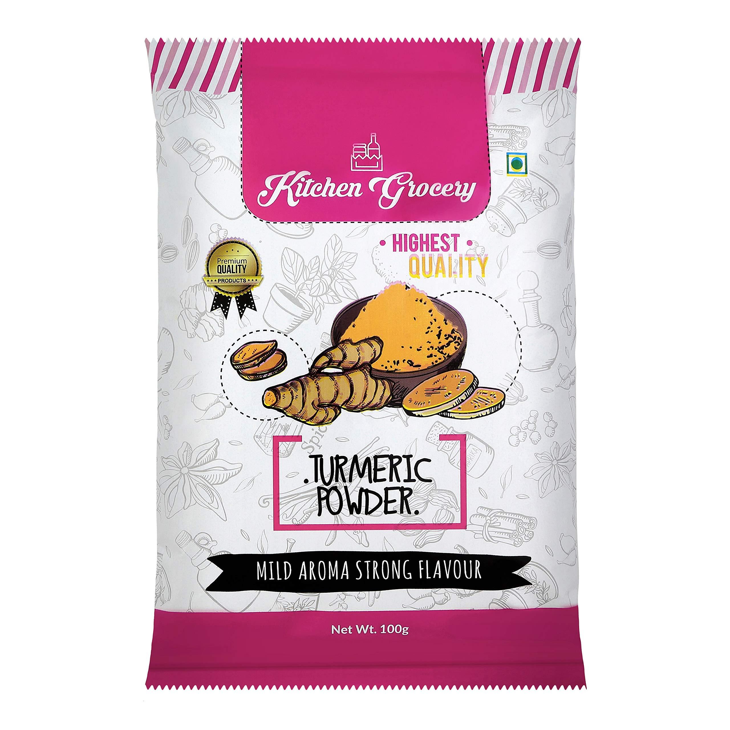 Kitchen Grocery Kitchen Grocery Turmeric Powder Mild Aroma Strong Flavour - Pack of 12 (100gm)