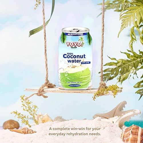 YOYO Coconut Water YOYO Coconut Water, Refreshing Coconut Flavour, Vital Minerals (Pack of 1, 310ml Each)