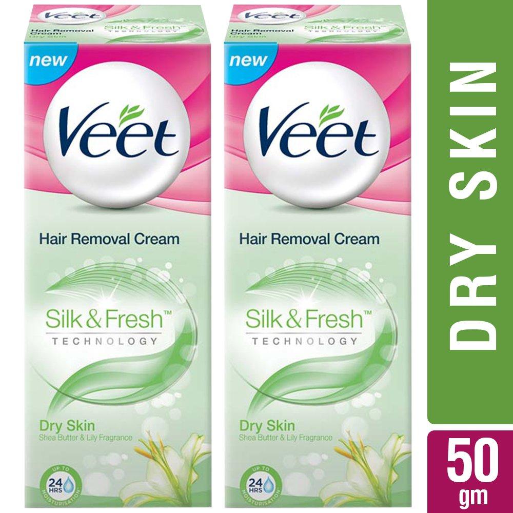 Veet Veet-Hair-Removal-Cream-for-Dry-Skin - 25 g (Pack of 2)