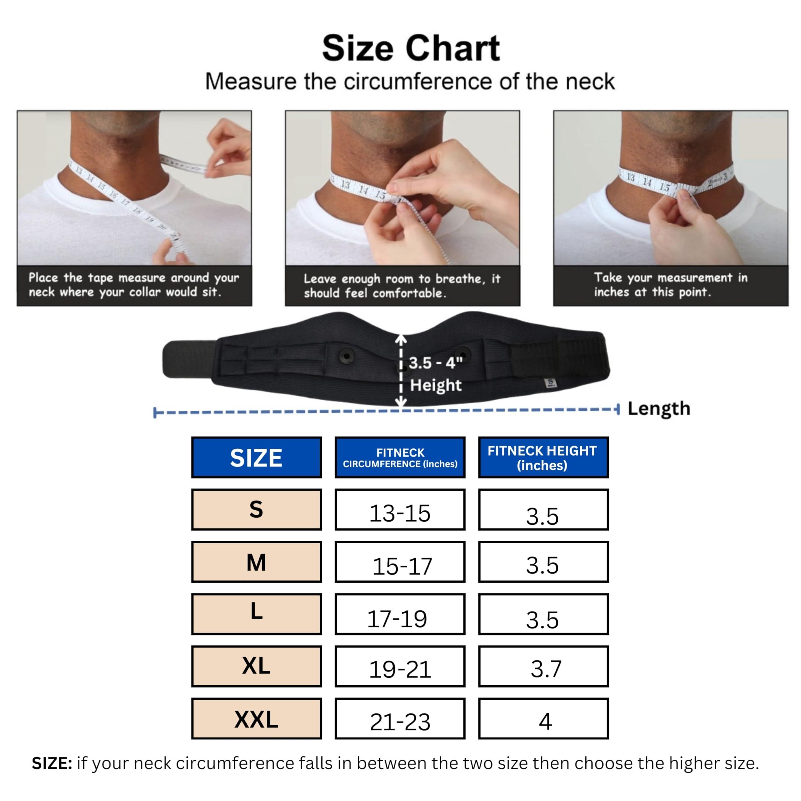 Wonder Care Wonder Care Cervical Collar for Neck Pain Soft Neck Support Brace for Spondylitis Neck Pain Relief for Men & Women (XL)