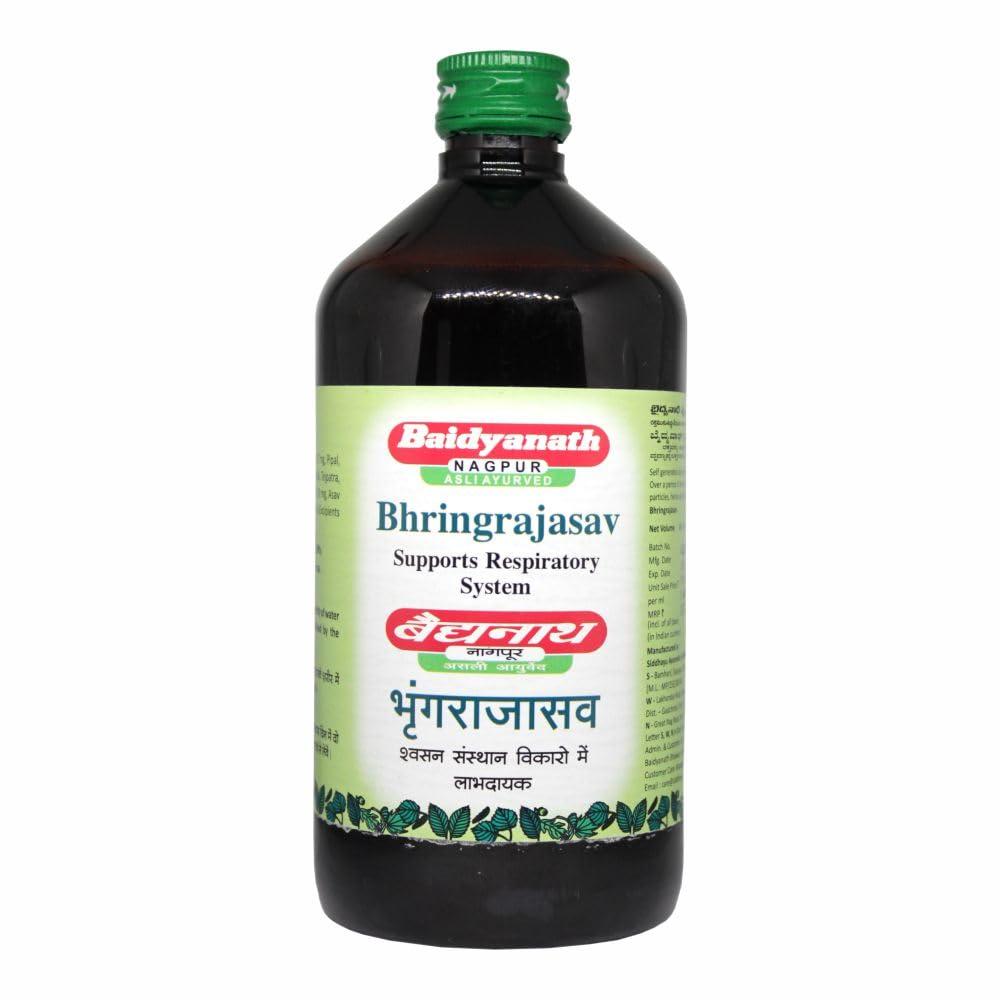 Baidyanath Baidyanath Bhringrajasava 450 Ml Syrup & Mahabhringraj Tel 100 Ml