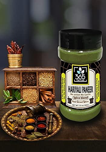 365 STORE TO DOOR 365 STORE TO DOOR Indian Spice – Jain Hariyani Paneer Masala, 100 gm | Homemade Powdered | for Healthy Cooking | Ready to use | All Seasonings Spices | Pure & Hygiene | Spice Mix – Pack of 1