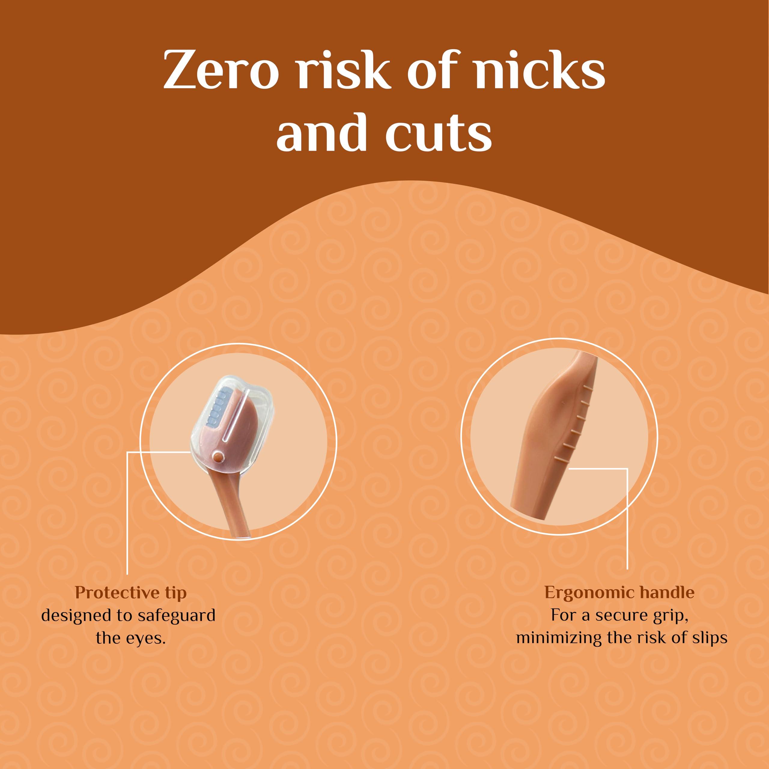 Senzicare Senzicare Eyebrow Razor | Eyebrows, Upper Lip, Targeted Corner Hair | For Salon-Like Eyebrows No Cuts | Safe & Hygienic (3 units) And Aloe Vera Gel