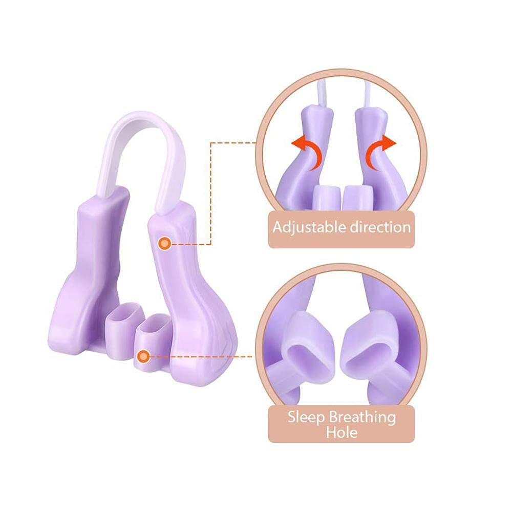 Shiker Shiker Women Silicone Hand Powered Nose Shaper Clip, Nose Corrector Device Nose Bridge Straightener Corrector, Soft Safety Nose Up Lifting Without Surgery Beauty Tool