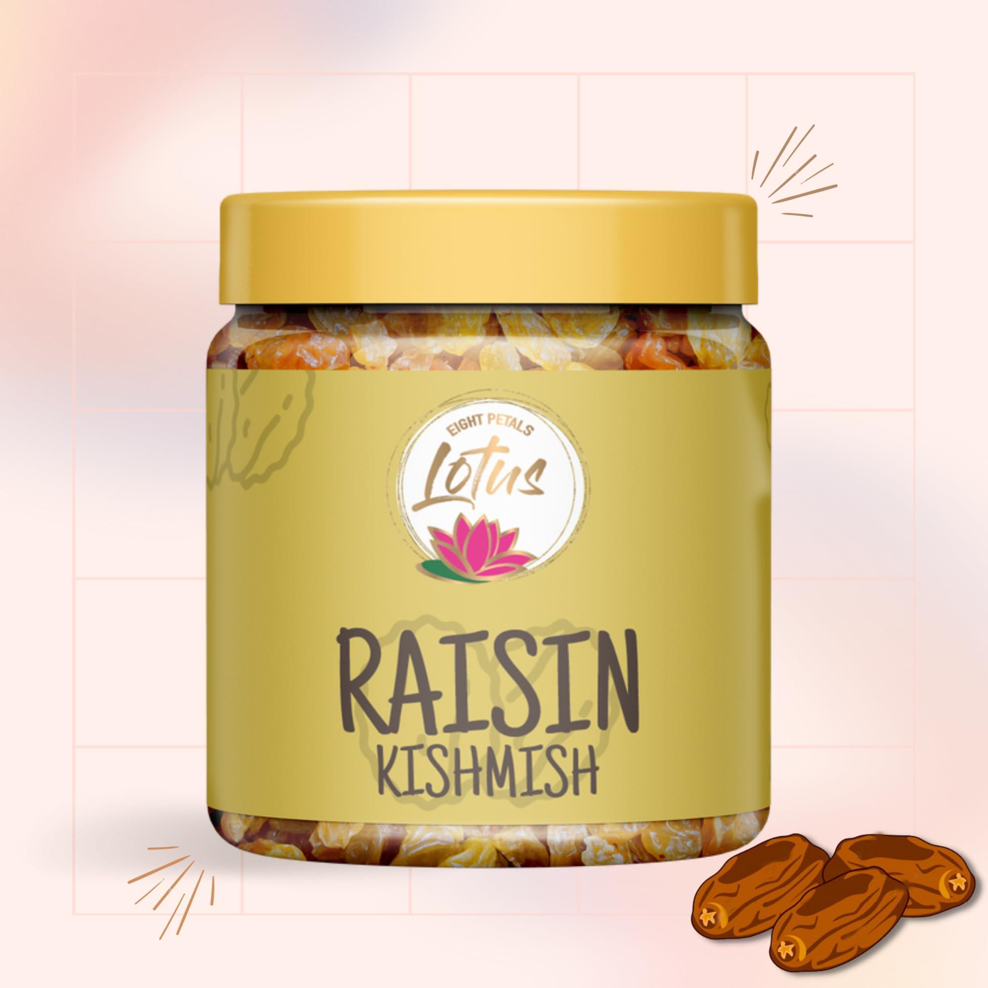 EIGHT PETALLED LOTUS Eight Petal Lotus Raisin, Kala Khata Raisin & Pan Raisin (750g)