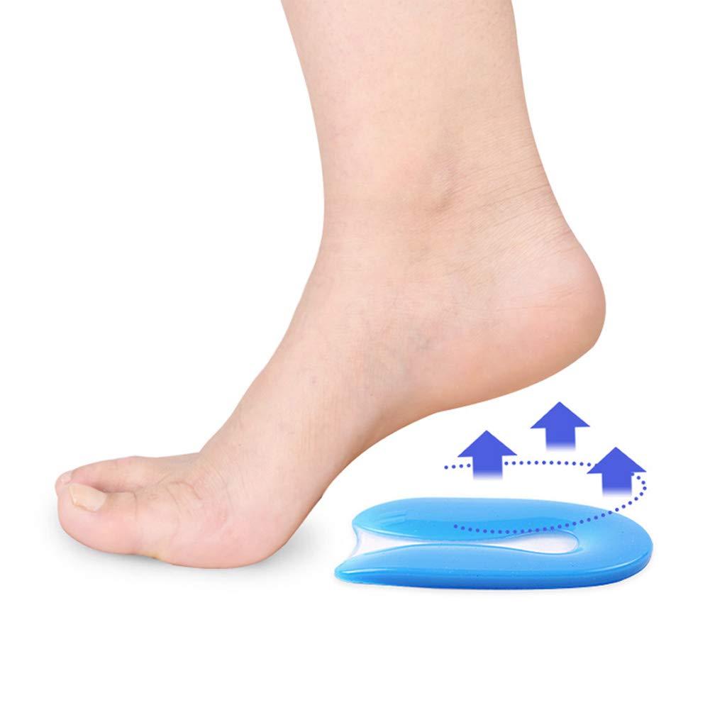 Edoneery Silicone Gel Heel Cups, Heel Pads for Plantar Fasciitis,Heel Spurs & Heel Pain Foot Care