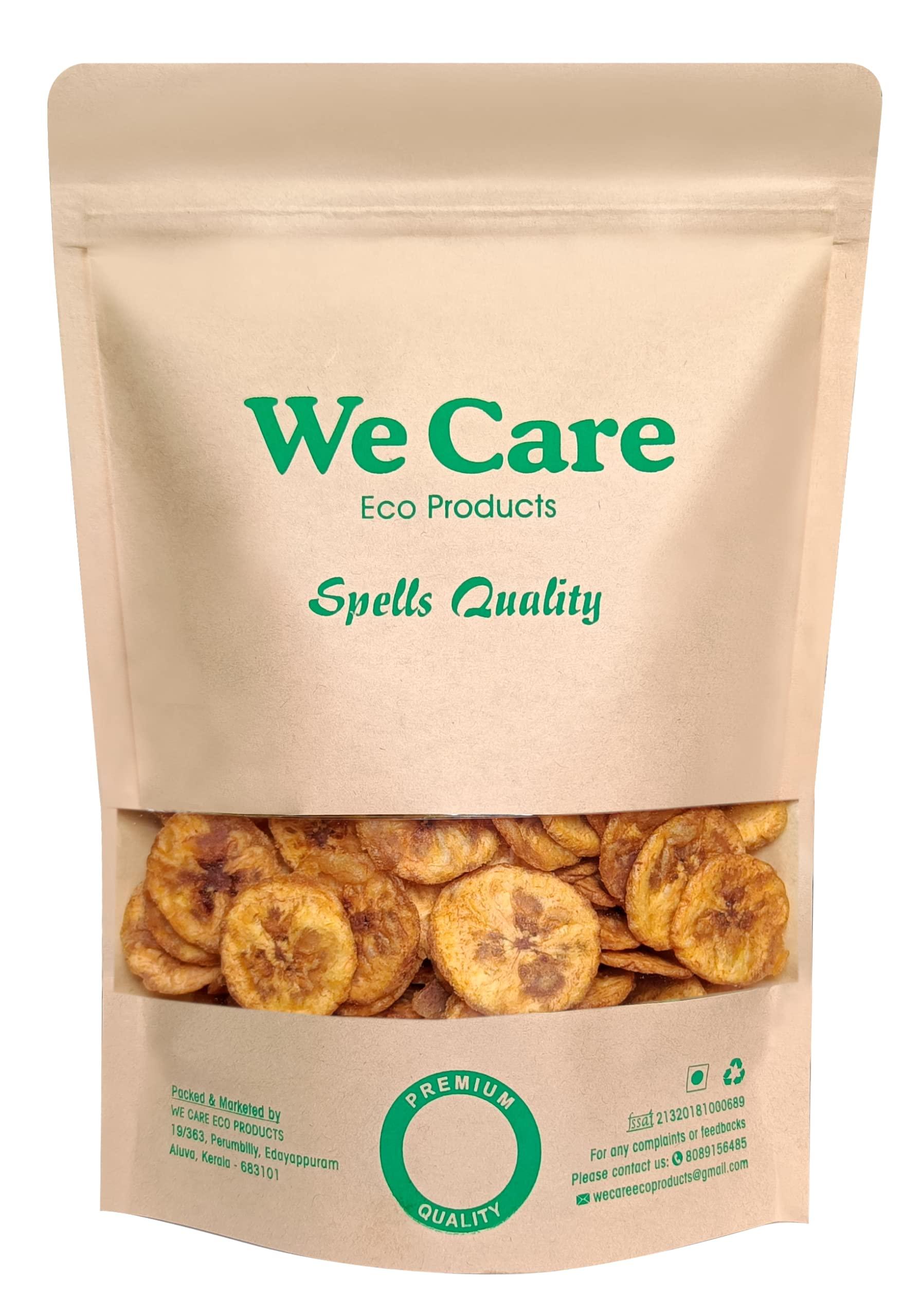 We Care Eco Products We Care Eco Products Kerala Style Ripened Banana Chips | Healthy Indian Snacks | Homemade and Ready to Eat (990gm)
