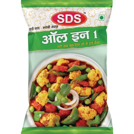 SDS SDS Masala 6 Piece Combo (2 Shahi Paneer Masala 40g + 2 All in one 100gm + 2 Dum aloo 50gm)