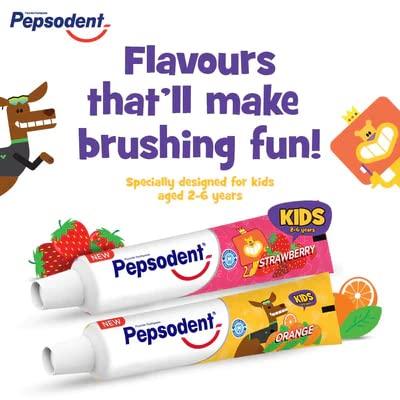 Pepsodent Pepsodent Kids Healthy Teeth Toothpaste Strawberry, 45 G (Pack Of 5)