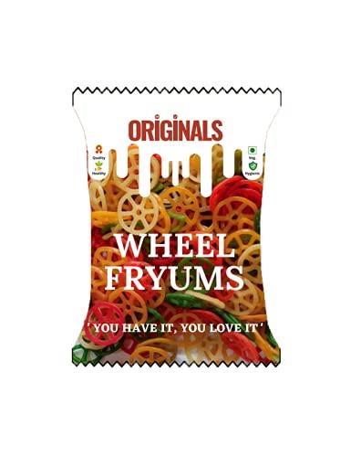Originals Originals™ Wheel Fryums (Colorful) | Healthy Indian Snack | 900 grams