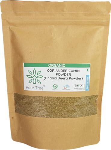 Pure Tree Pure Tree Certified Organic Coriander Cumin Powder | Dhanajiru | 100 g | Dhaniya Jeera | Dhana Jeera | Blend of Cumin Coriander Mixed Spices masala powder