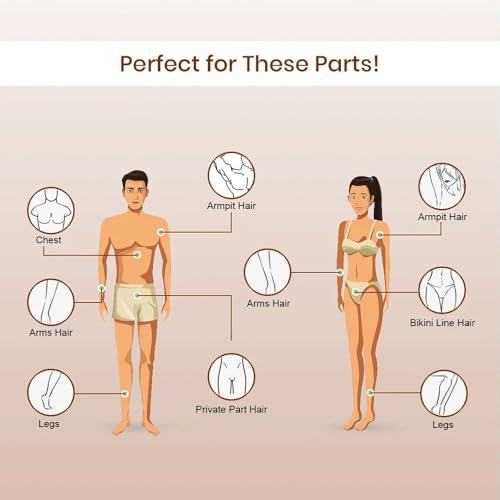 The Wellness Shop The Wellness Shop - Women Chocolate Hair Removal Powder, 10 Minute Full Body Waxing Powder, Painless And Natural Solution For Unwanted Hair And Parlour Like Result At Home