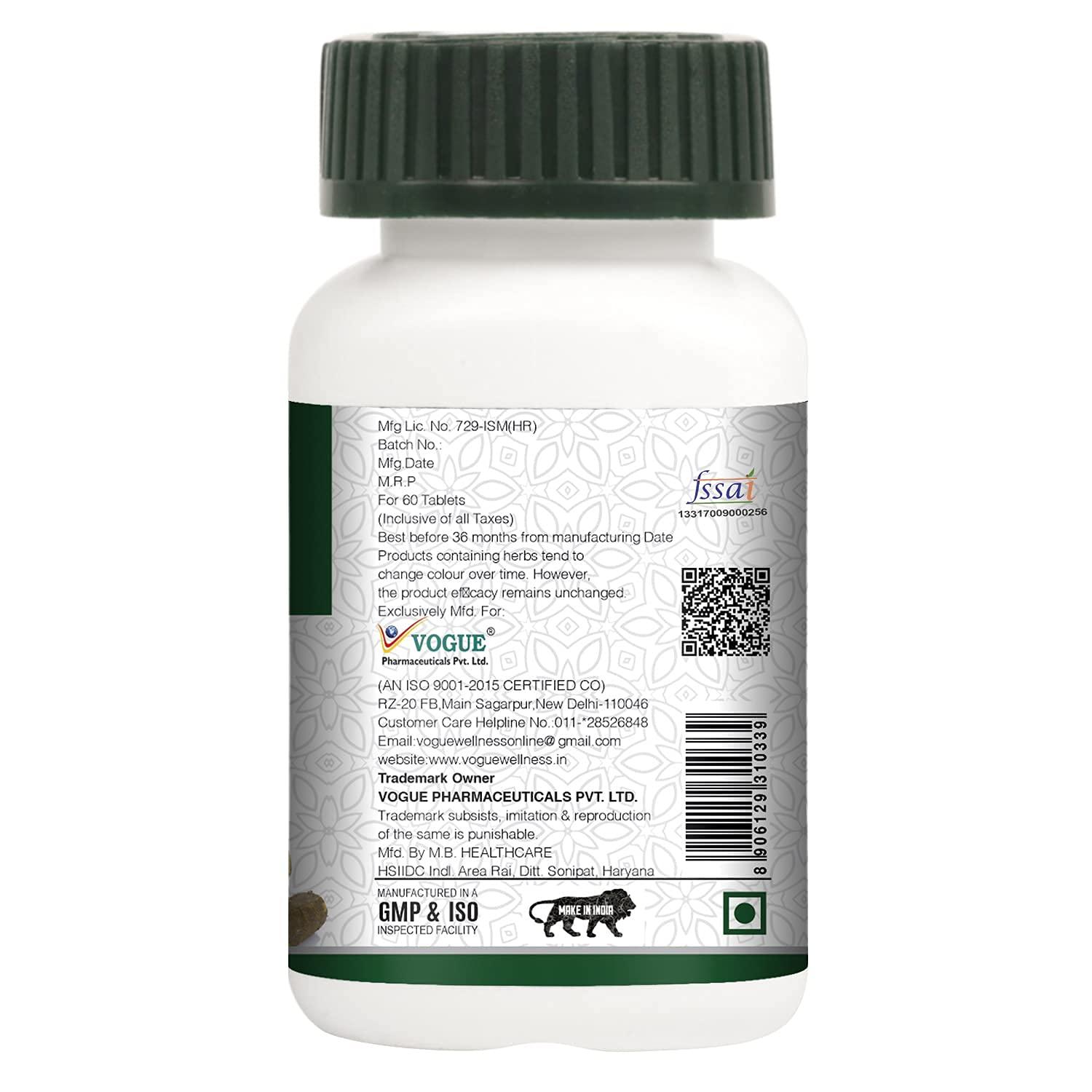 Vogue Vogue Wellness Ashwagandha Tablet for Anti Stress Rejuvenates Body & Immunity Booster Tablets - 60 Tablets-pack of 3