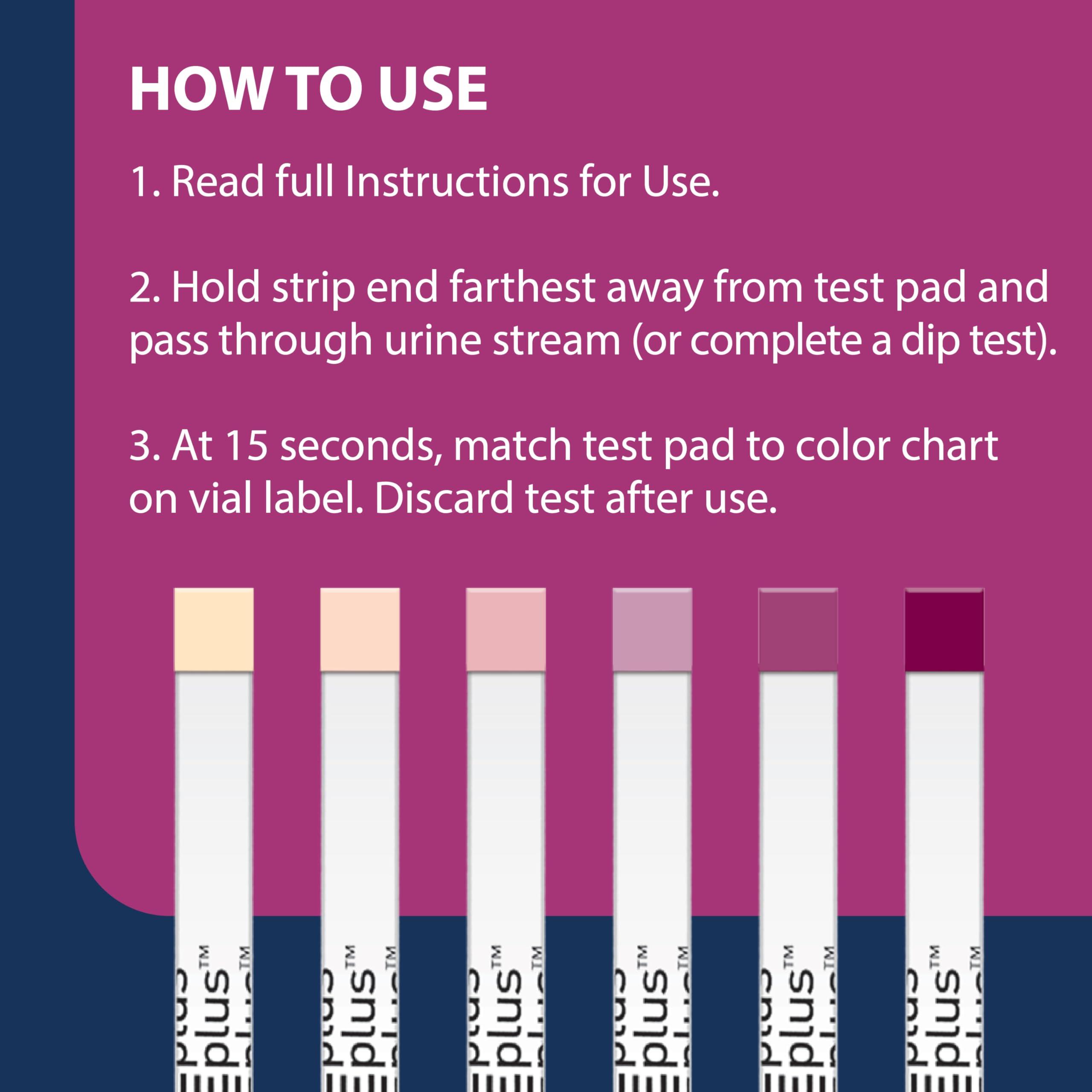 TRUEplus TRUEplus Ketone Test Strips Ideal for Low-carb dieters and People with Diabetes Made in USAUrinalysis Test Sticks (100)
