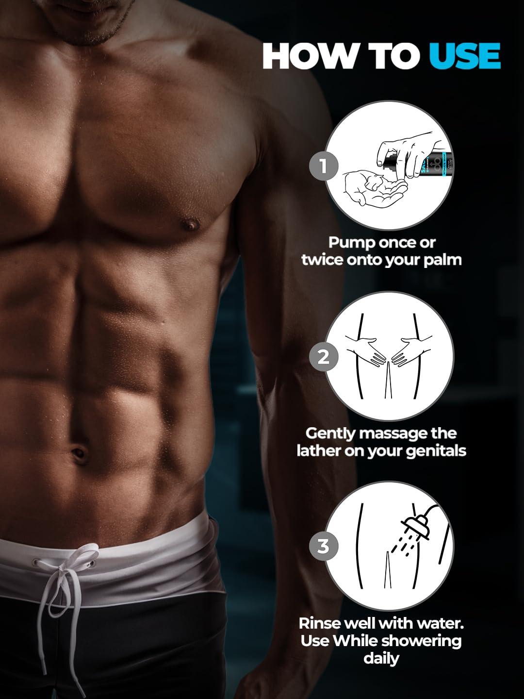 BEARDO Beardo Ball Sack Intimate Wash For Men, 100ml | Prevent Odour, Itch, Sweating | No Dryness No Irritation | PH Balance Intimate Foaming Cleanser For Men