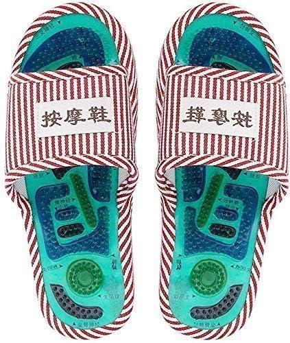 DHAVL DHAVL 1 Pair Acupressure Foot Massage Slippers Acupuncture Acupoint Massage Sandals Shoes Reflexology Health Shoes for men Women Popular in The World